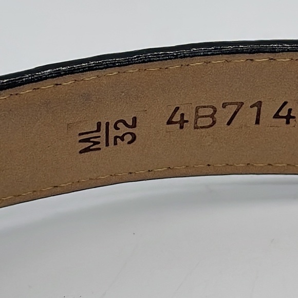 Brighton Leather Belt Sz M/L 32 brown Gold & Silver Buckle EUC - Picture 5 of 7